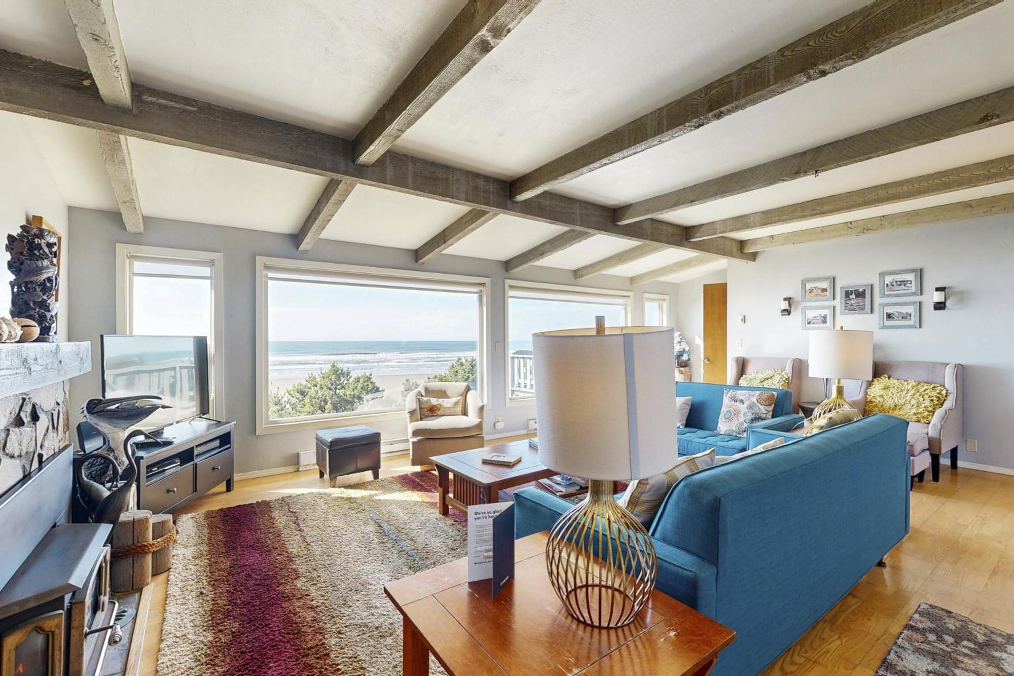 Seadrifter Oceanfront Beach House Seal Rock Exterior photo